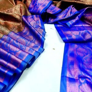 Indian soft katan sharee
