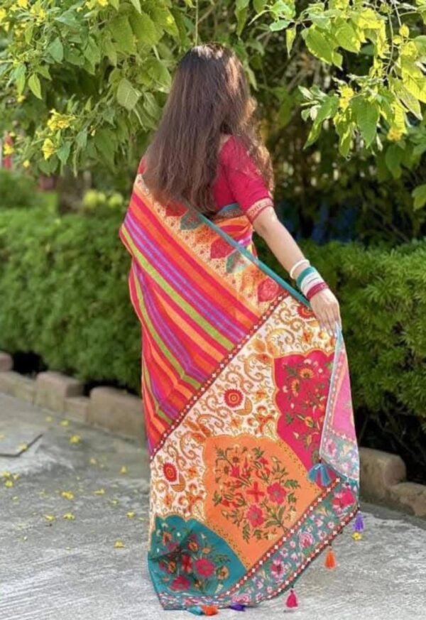 Digital Print Sharee with Blouse Piece